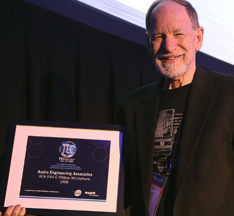 Wes Dooley AEA Tec  Lifetime Achievement R44-C Ribbon Microphone