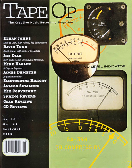 Tape Op Creative Music Recording Magazine